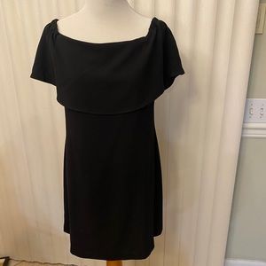 Black off the shoulder dress